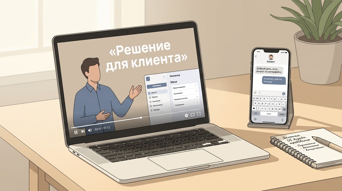 Как показать клиенту решение проблемы: видео вместо текста