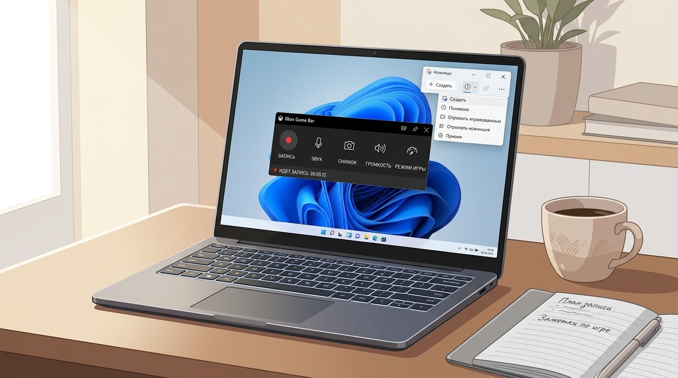 Запись экрана в Windows: 5 встроенных и сторонних способов